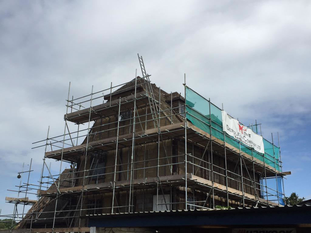 Residential scaffolding project